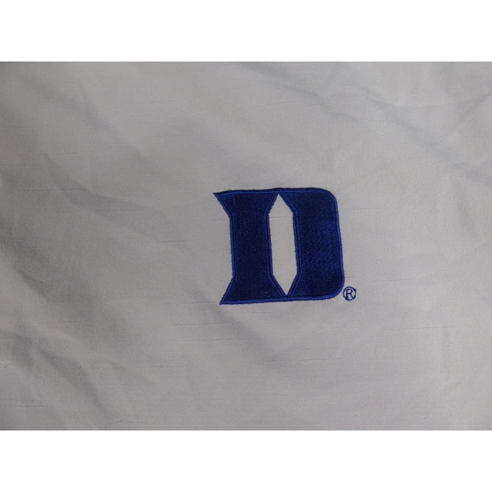 Nike Duke Blue Devils Dri-FIT Polo Shirt Mens 3XL White Blue 02F8-10A 12598
